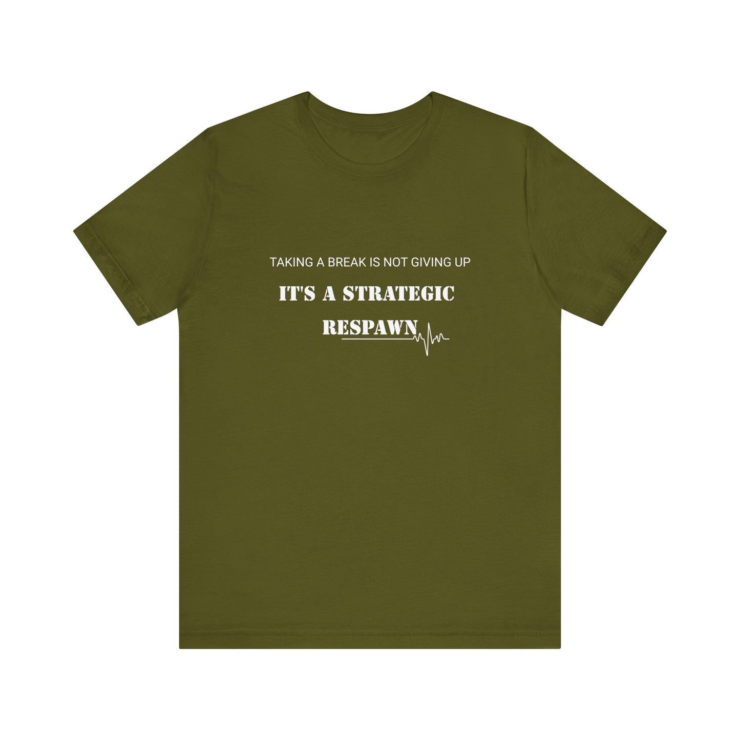 Strategic Respawn T‑Shirt – Dark