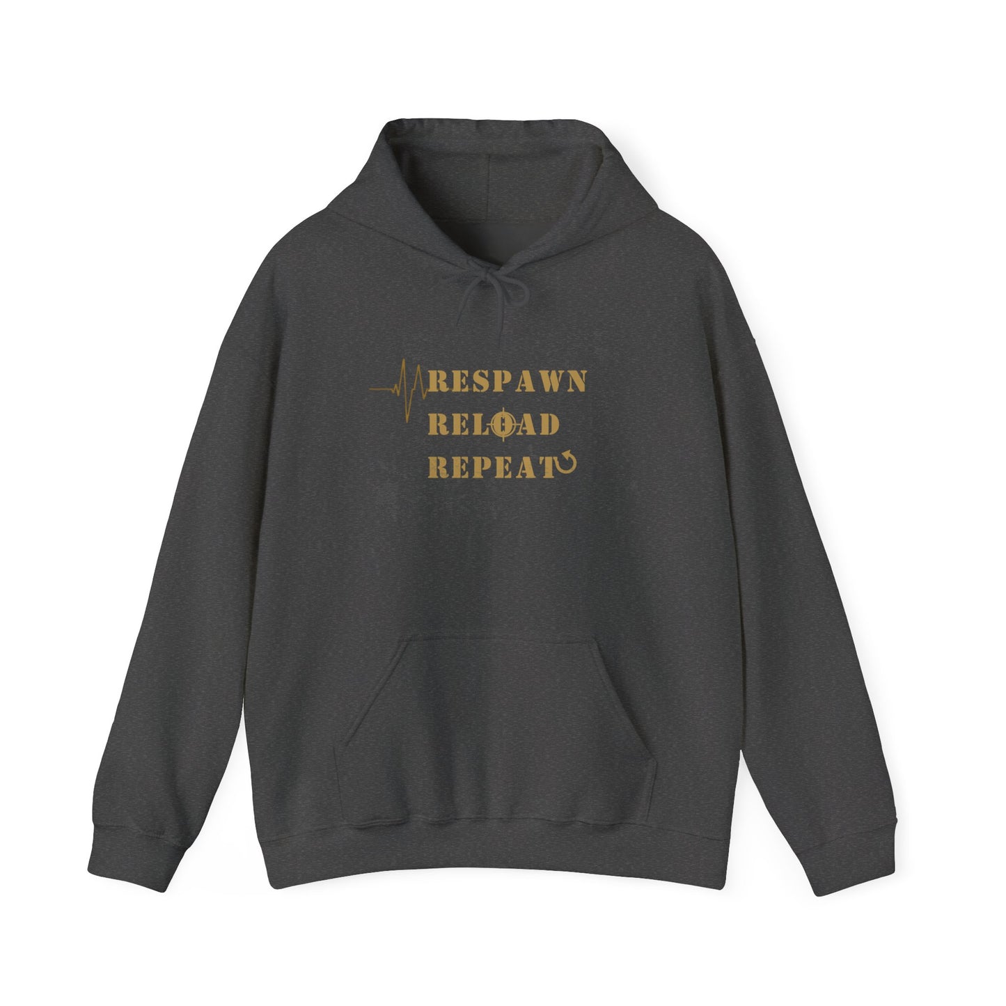 Respawn Reload Repeat Gaming Hoodie – Dark