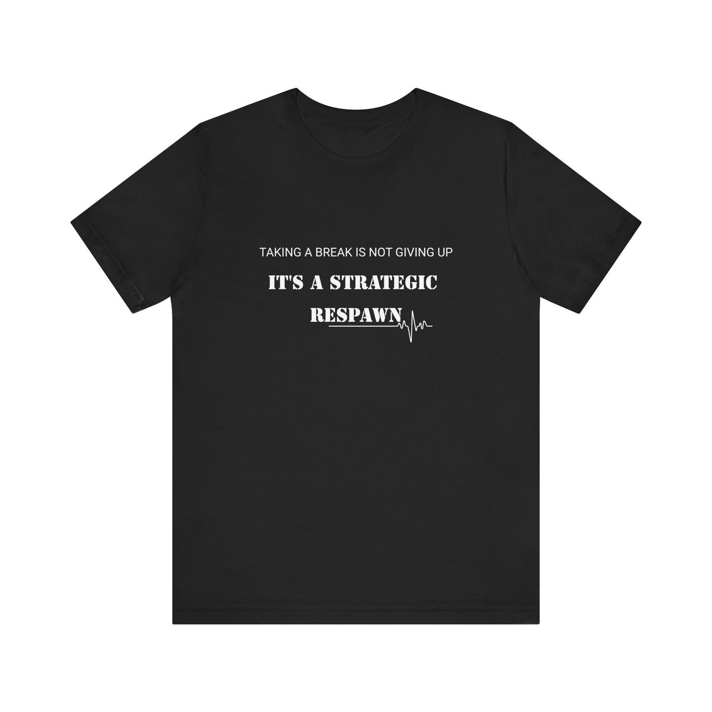 Strategic Respawn T‑Shirt – Dark