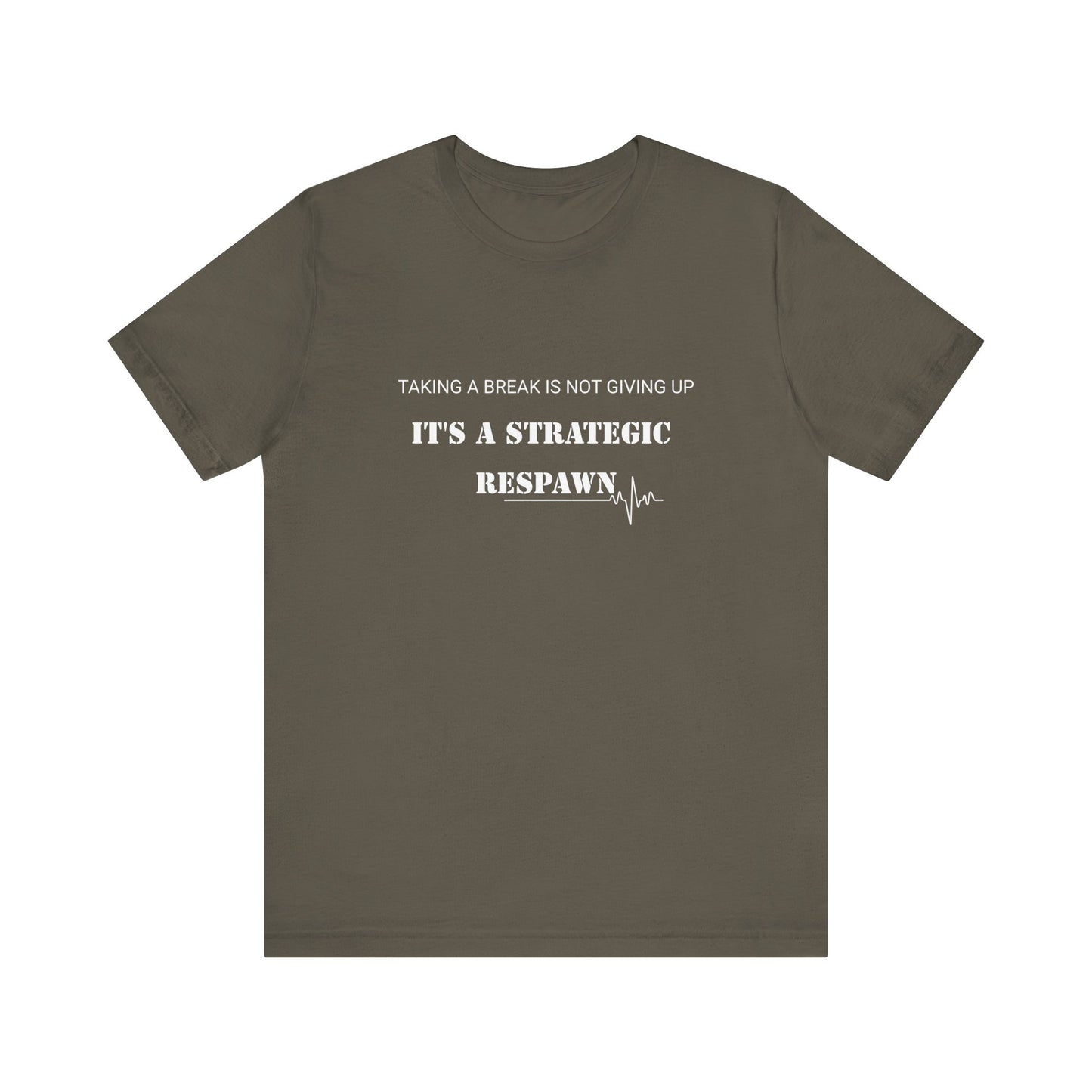 Strategic Respawn T‑Shirt – Dark