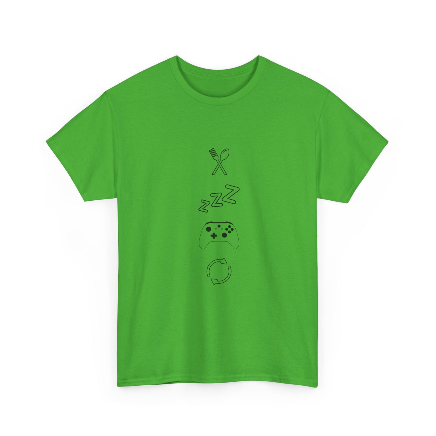 Eat Sleep Game Repeat T‑Shirt – Light