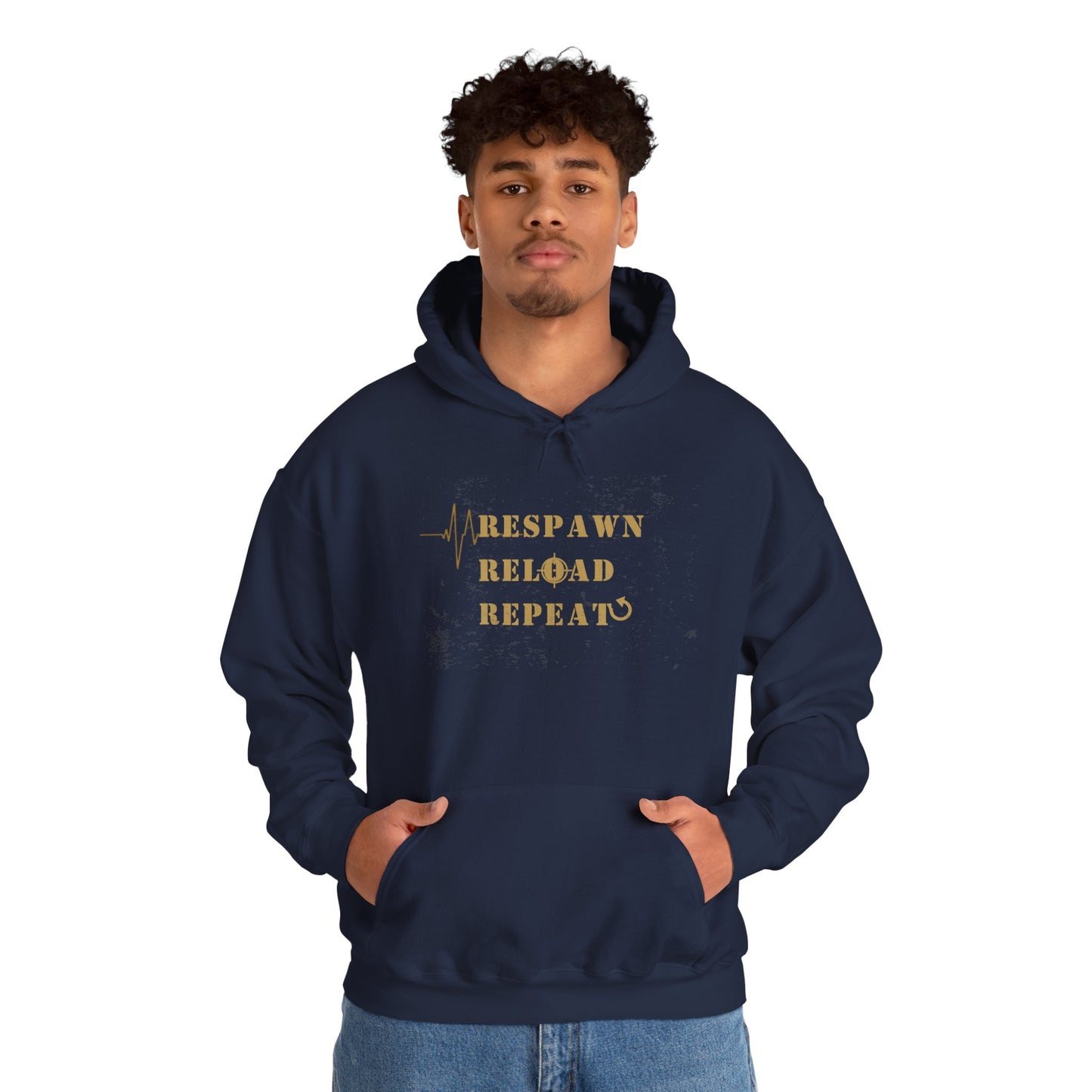 Respawn Reload Repeat Gaming Hoodie – Dark