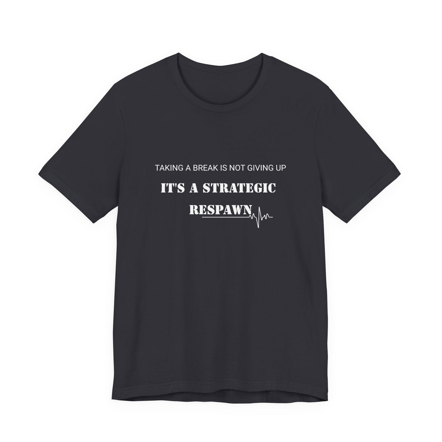 Strategic Respawn T‑Shirt – Dark