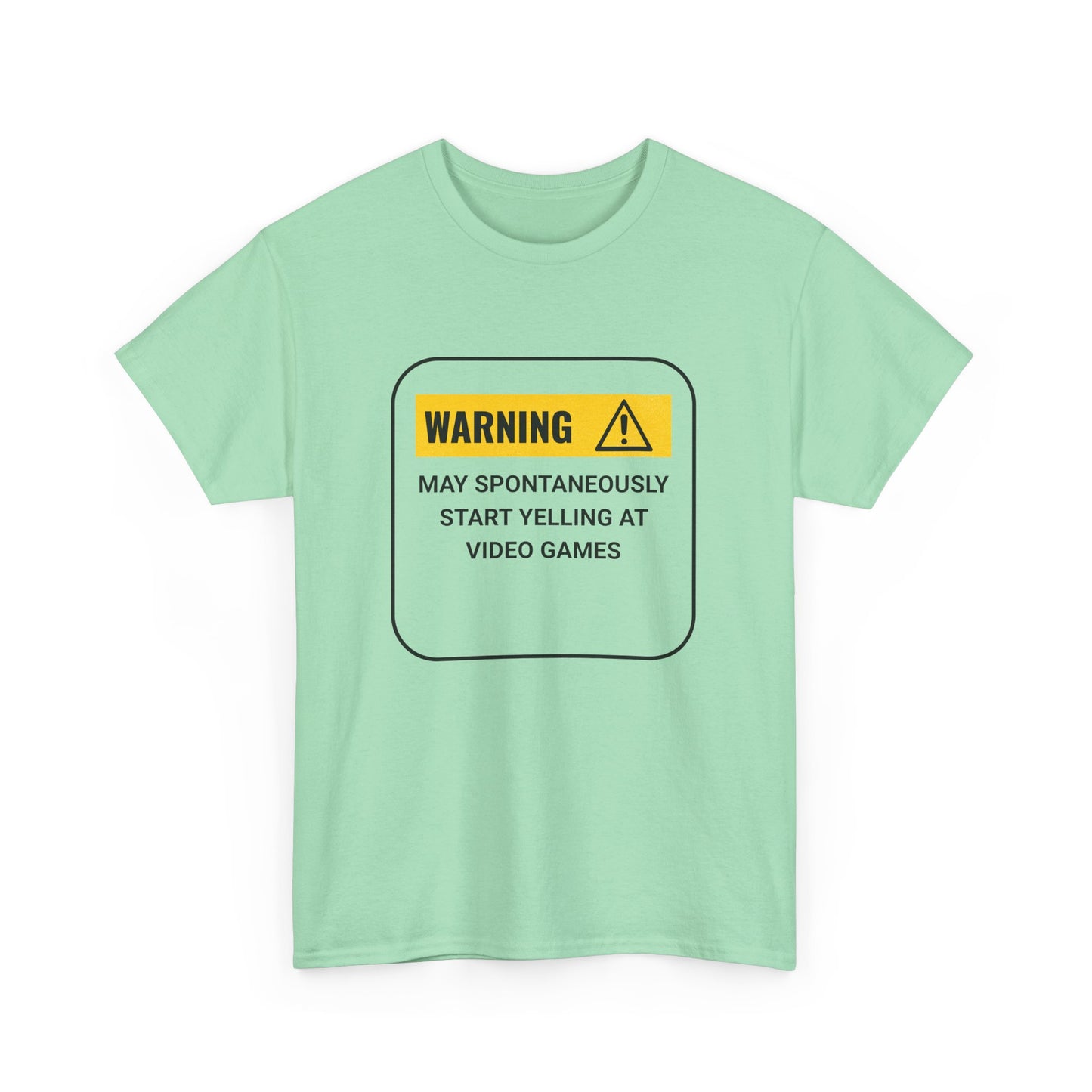 Funny Gamer Warning T‑Shirt – Light