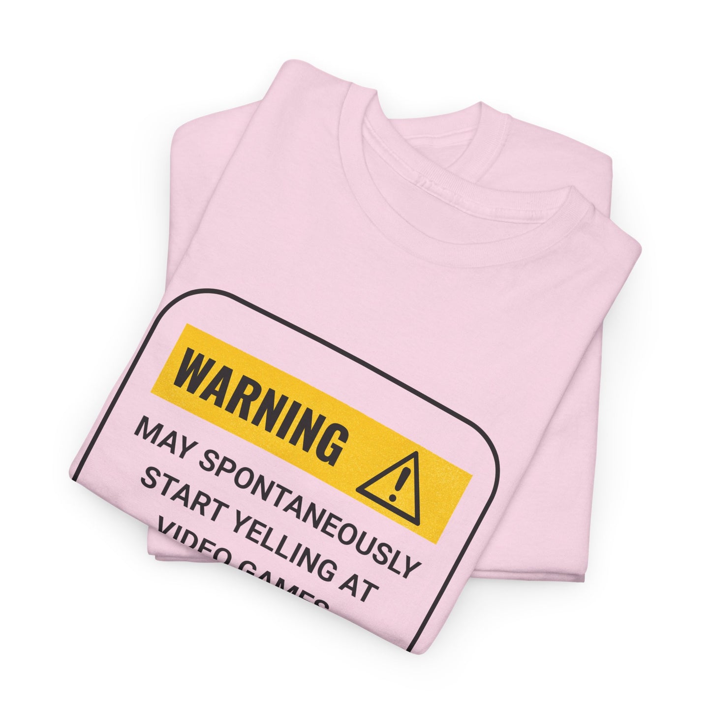 Funny Gamer Warning T‑Shirt – Light