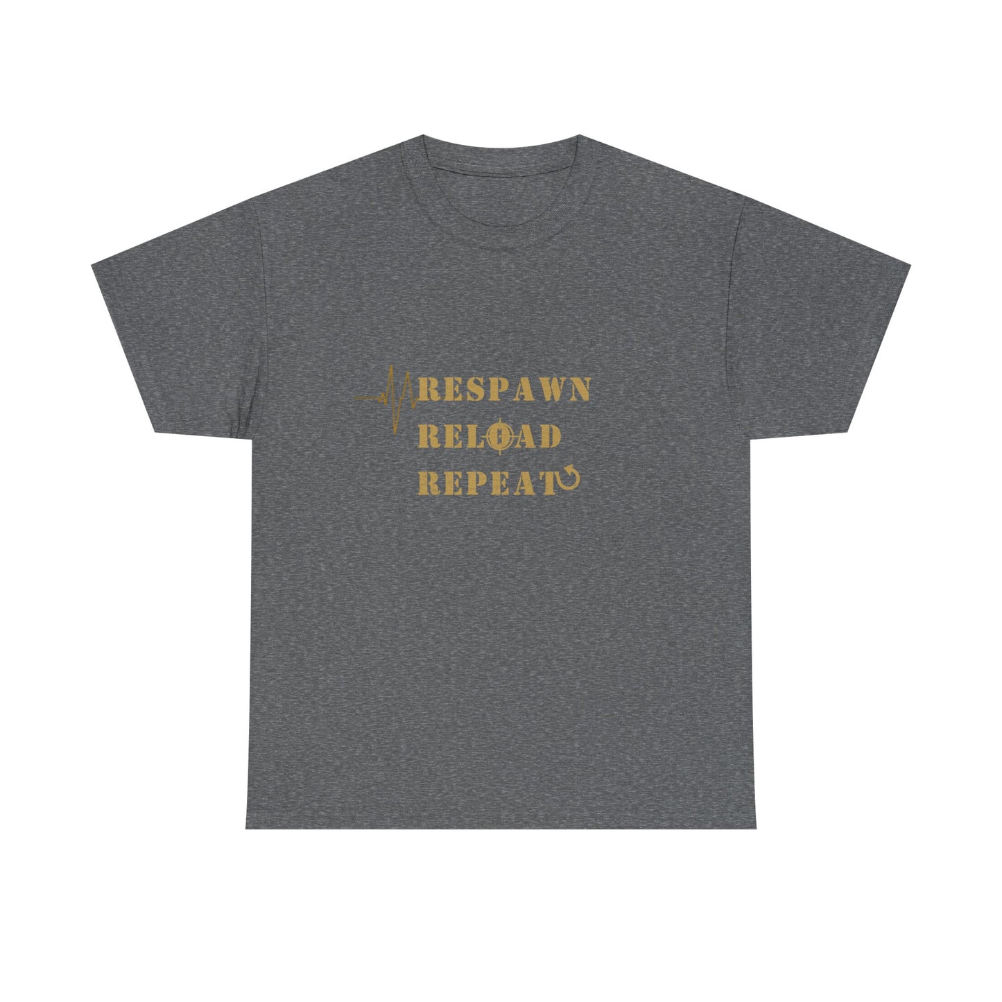 Respawn Reload Repeat T‑Shirt – Dark