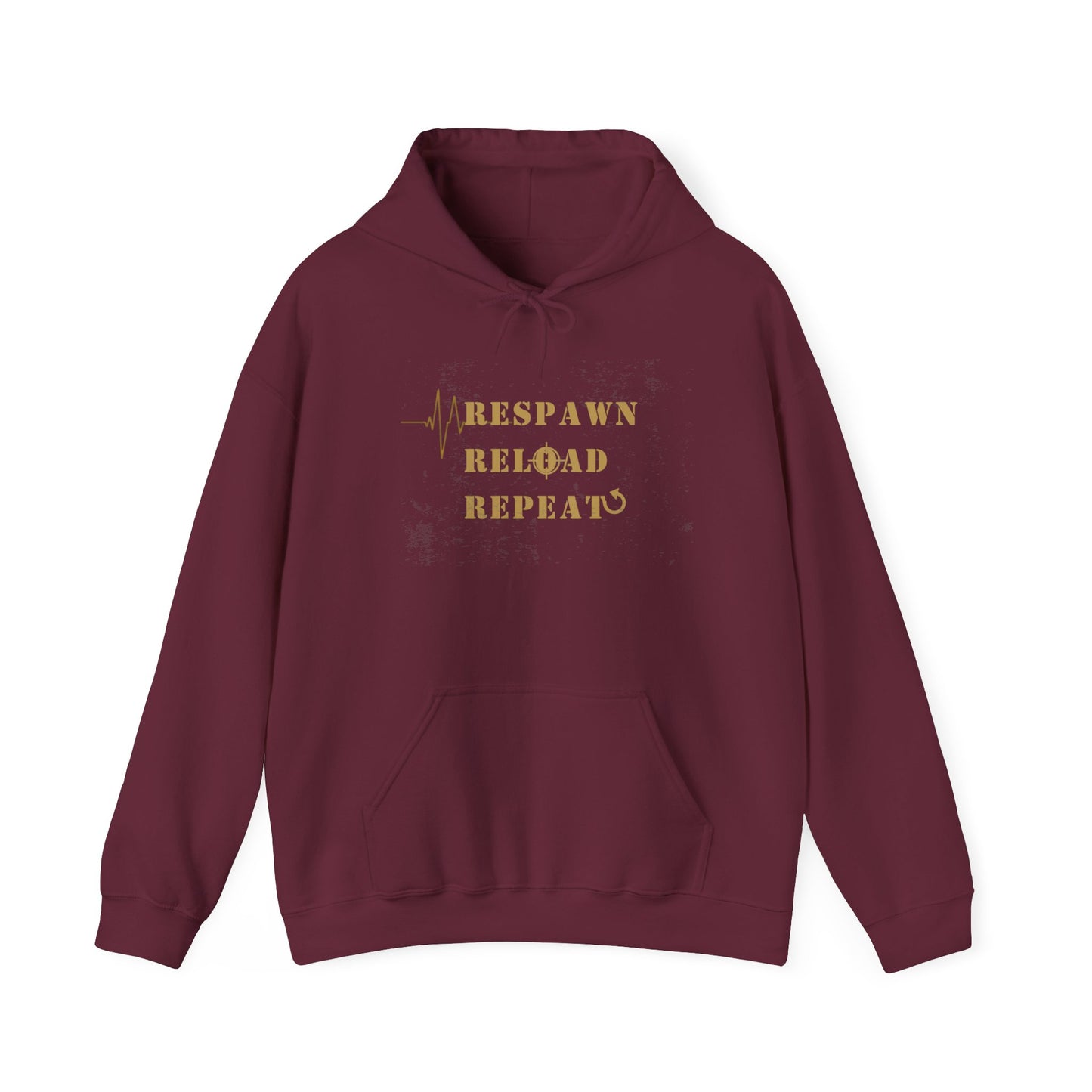 Respawn Reload Repeat Gaming Hoodie – Dark
