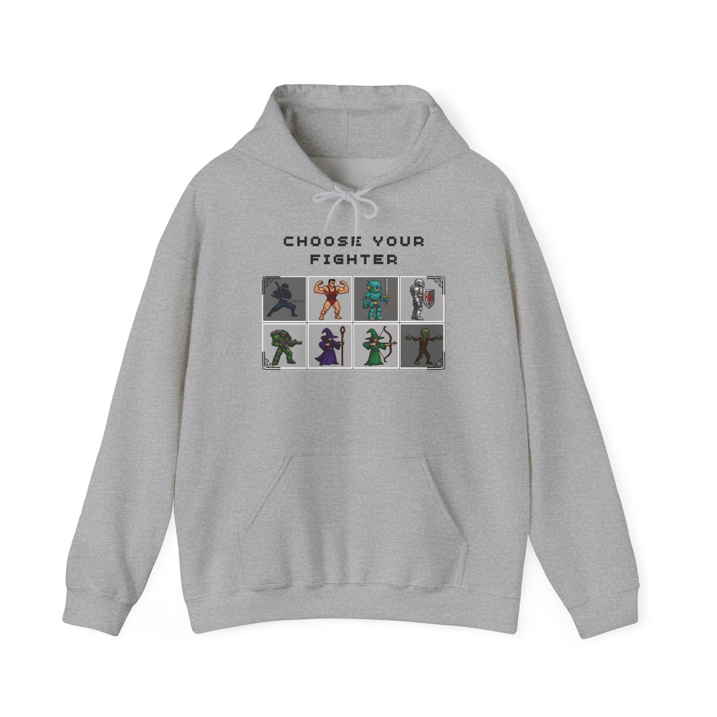 Choose Your Fighter Hoodie (16-Bit Colour Edition)