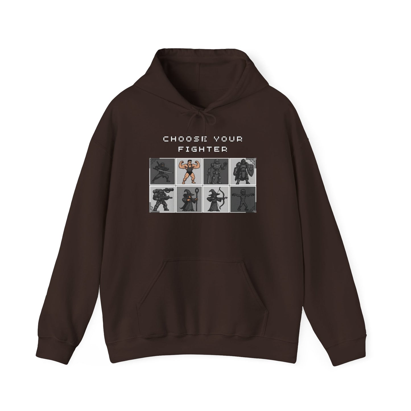 Choose Your Fighter Hoodie (Monochrome Edition)