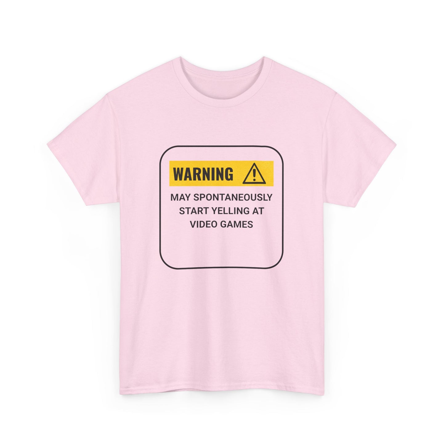 Funny Gamer Warning T‑Shirt – Light
