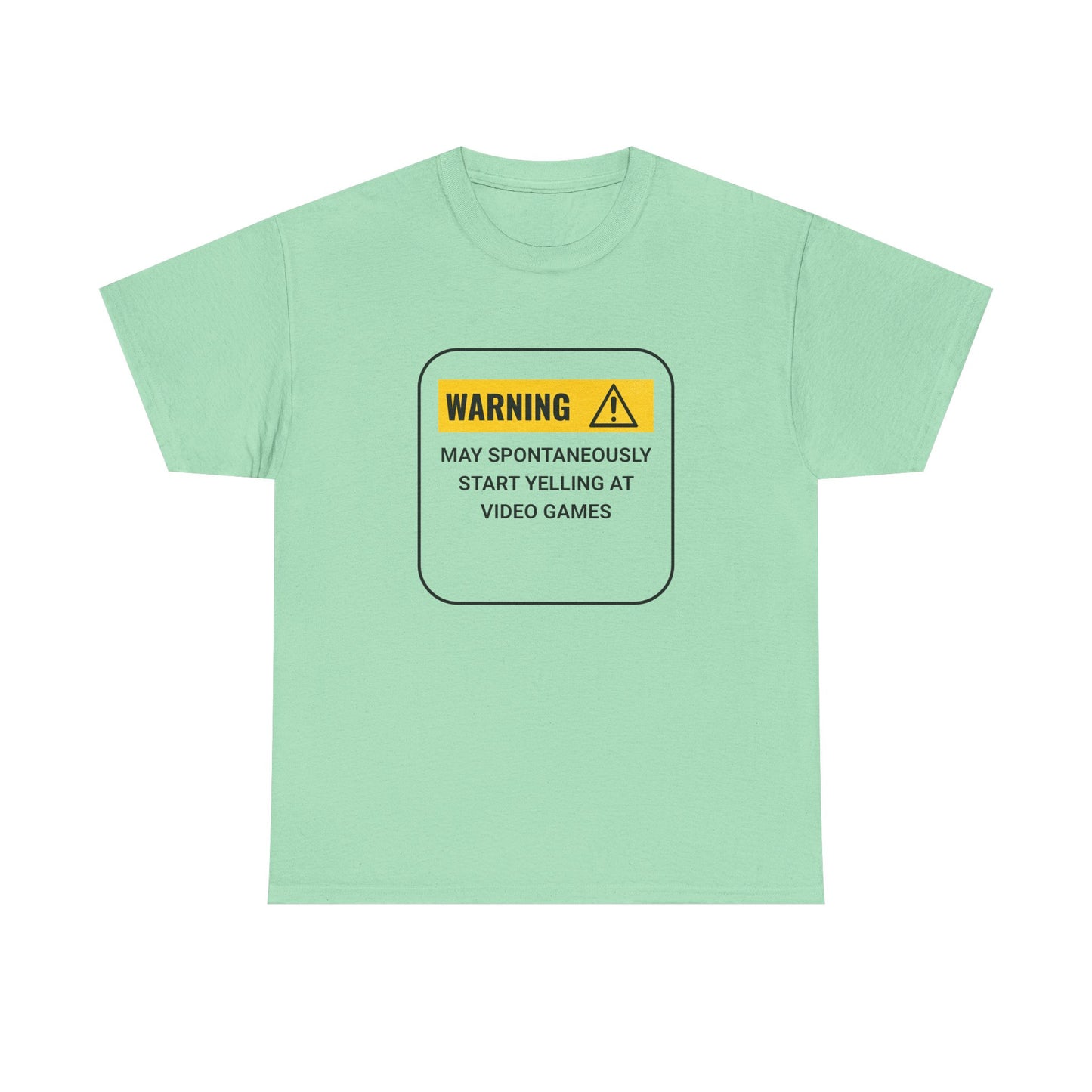 Funny Gamer Warning T‑Shirt – Light