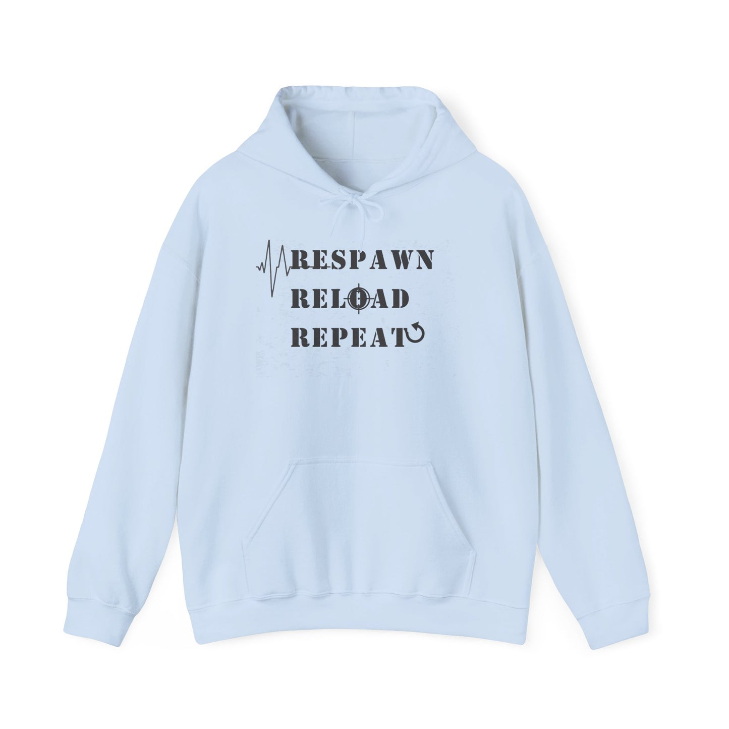 Respawn Reload Repeat Gaming Hoodie – Light