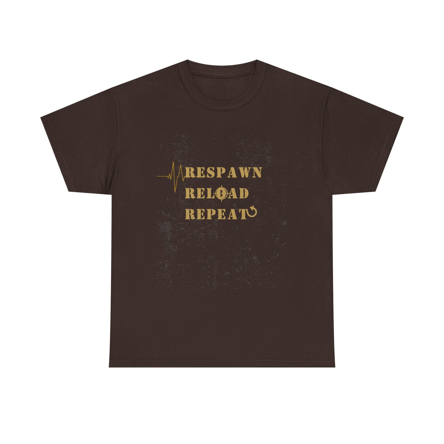 Respawn Reload Repeat T‑Shirt – Dark