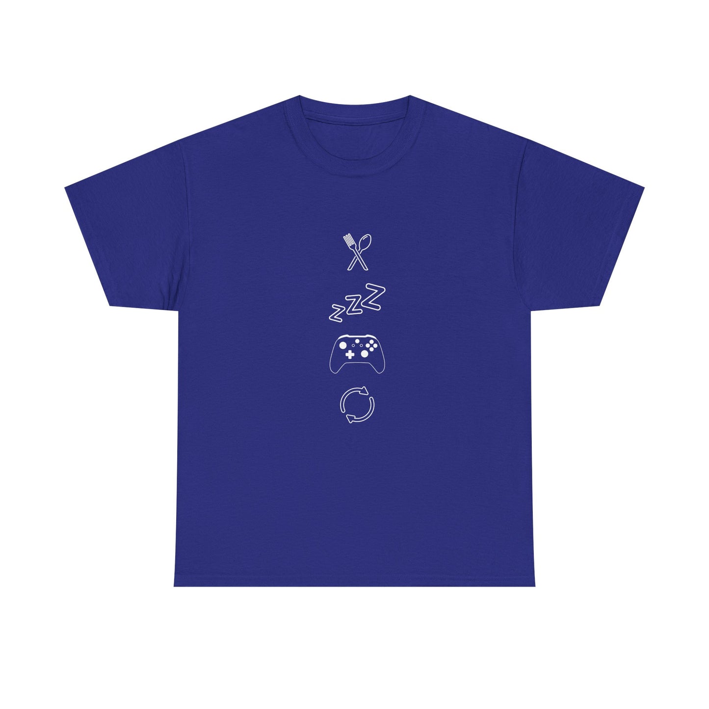 Eat Sleep Game Repeat T‑Shirt – Dark
