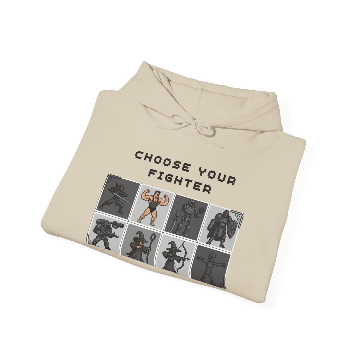 Choose Your Fighter Hoodie (Monochrome Edition)