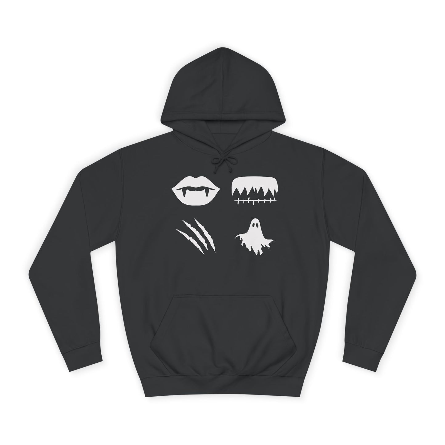 Minimalist Horror Icons Hoodie