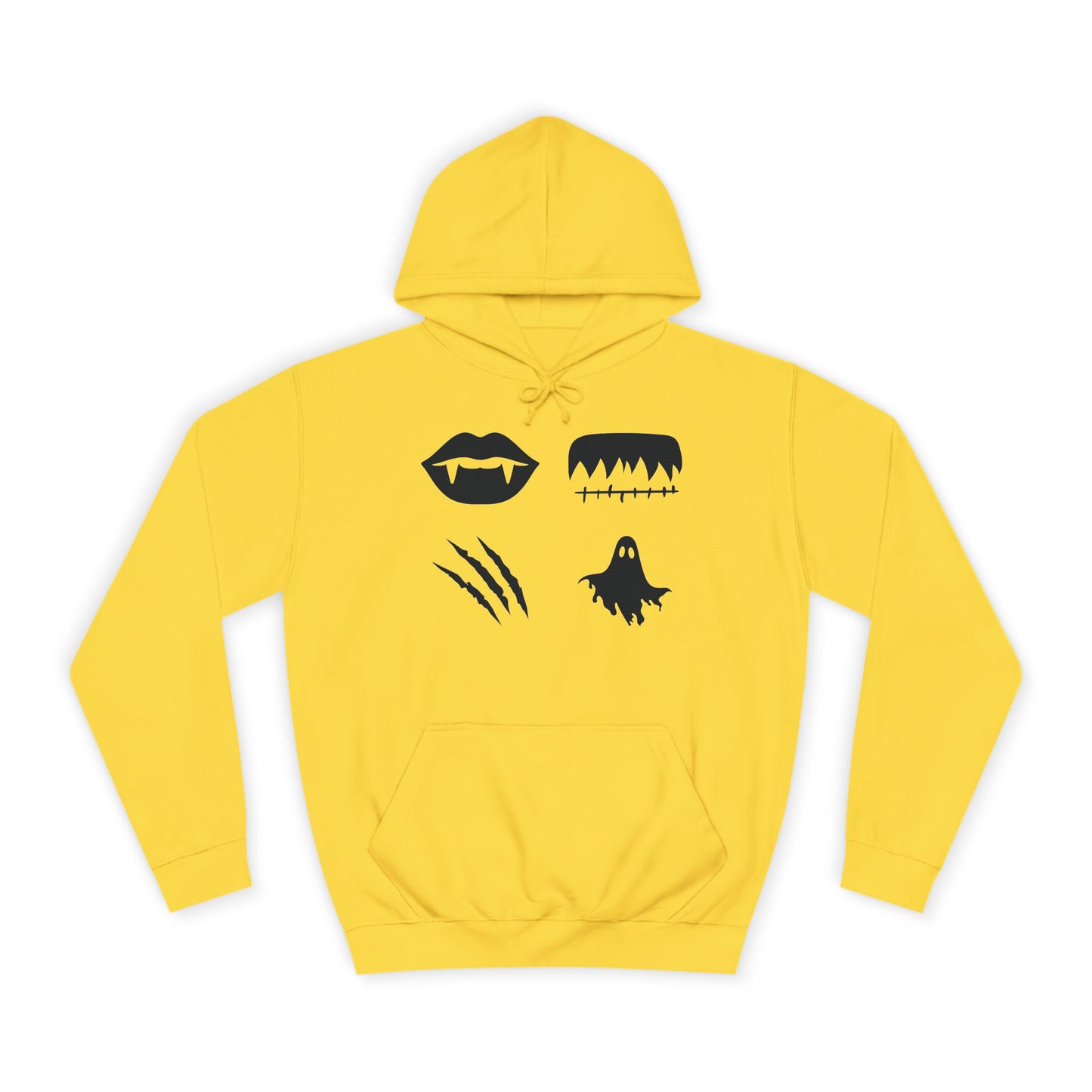 Minimalist Horror Icons Hoodie
