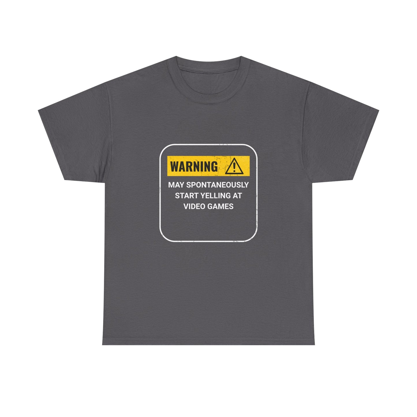 Funny Gamer Warning T‑Shirt – Dark