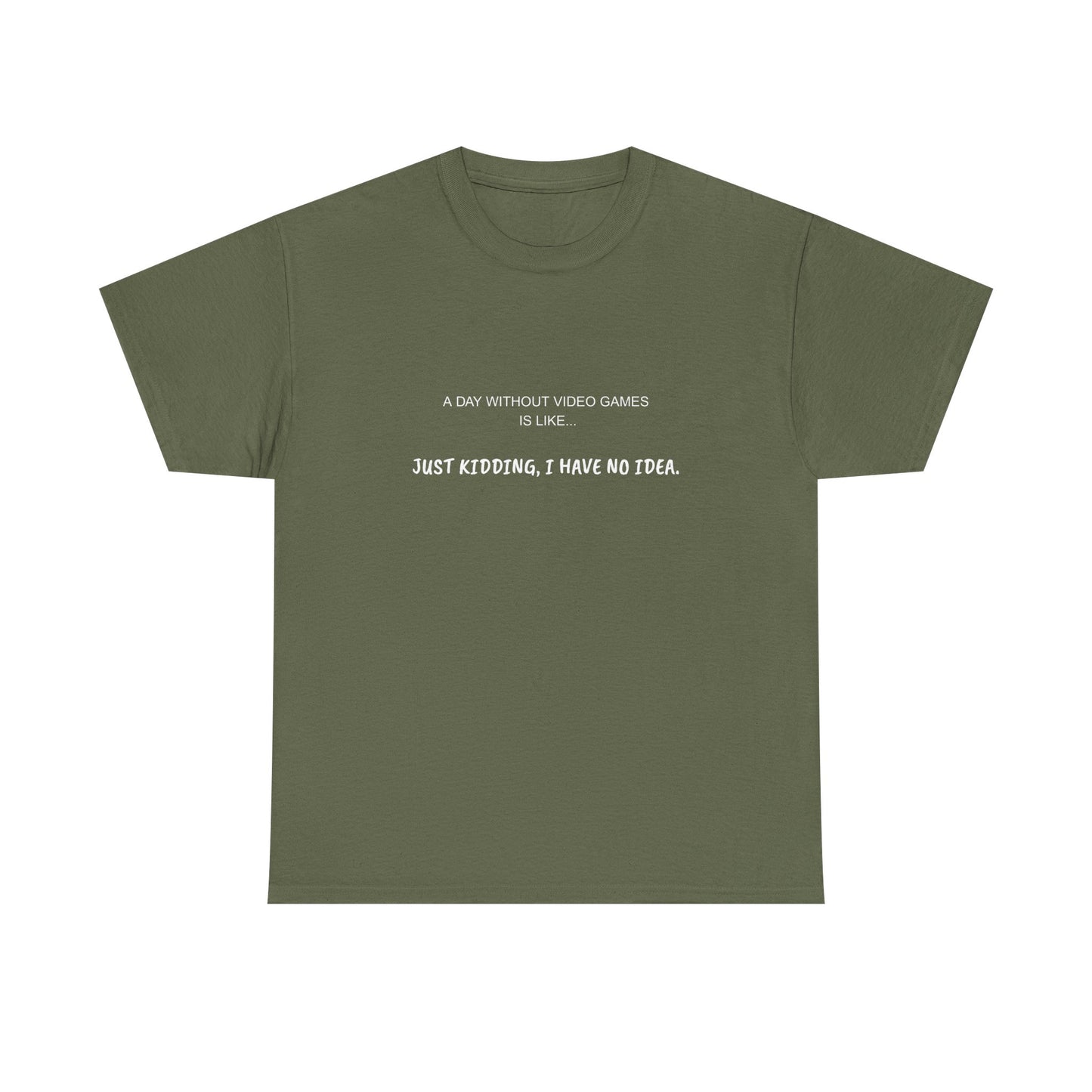 A Day Without Video Games T‑Shirt – Dark