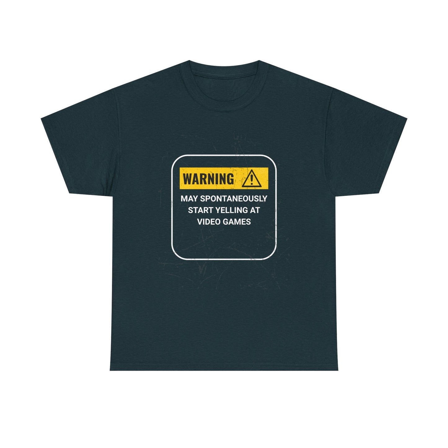 Funny Gamer Warning T‑Shirt – Dark