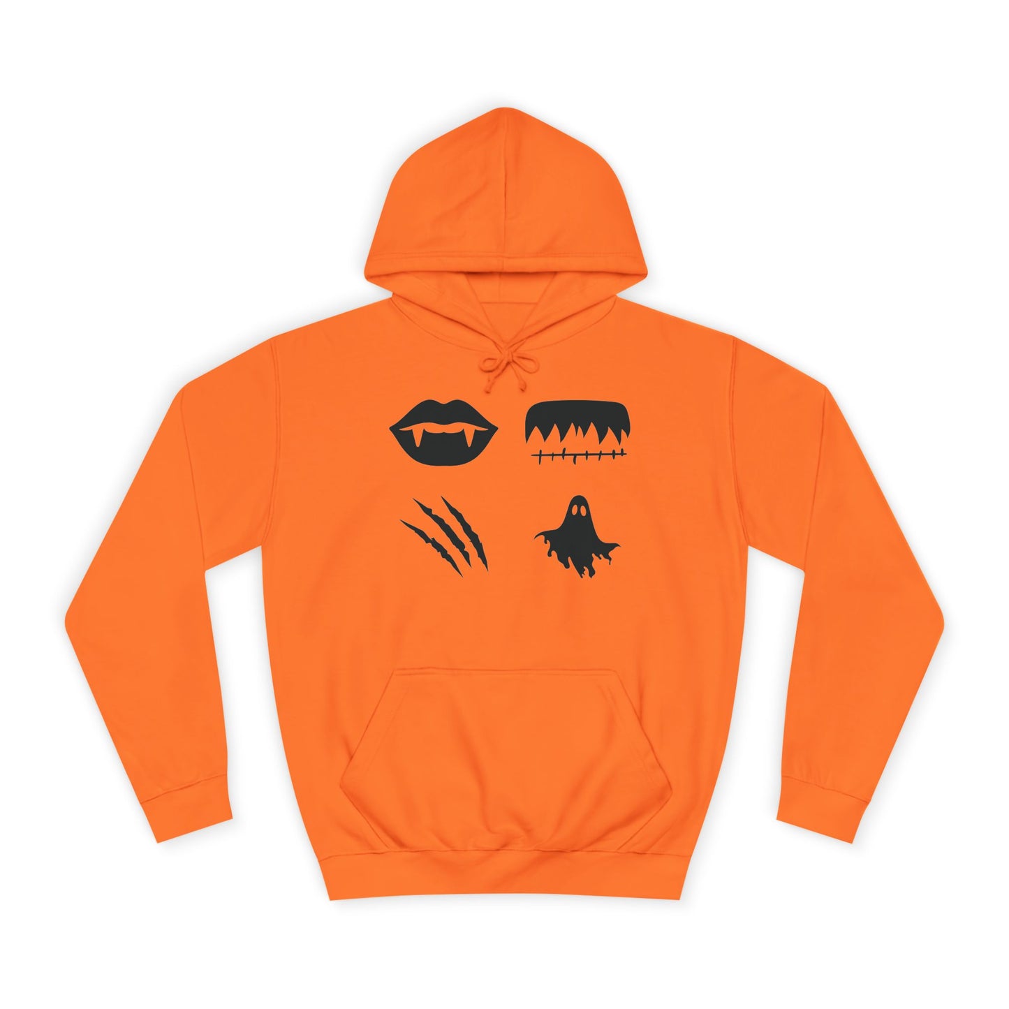 Minimalist Horror Icons Hoodie