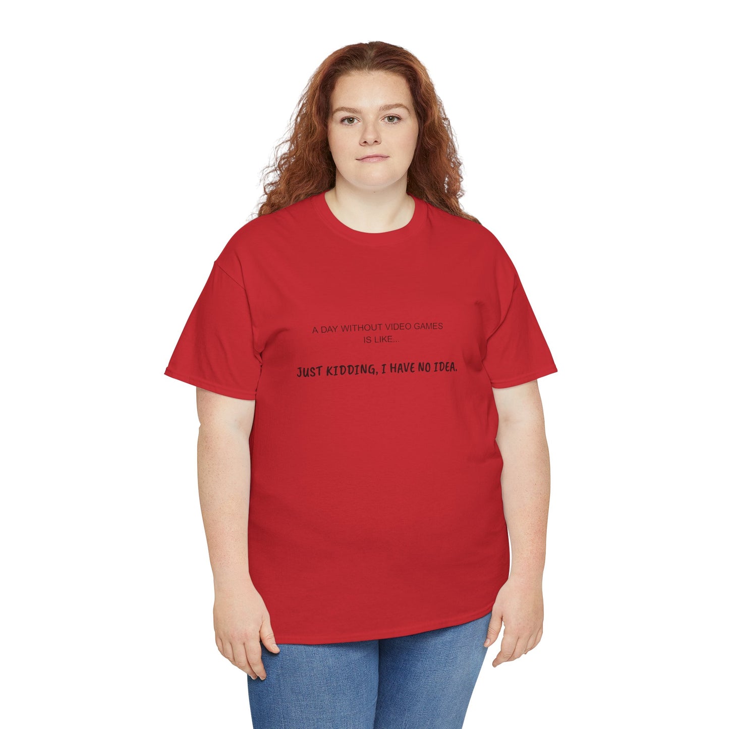 A Day Without Video Games T‑Shirt – Light
