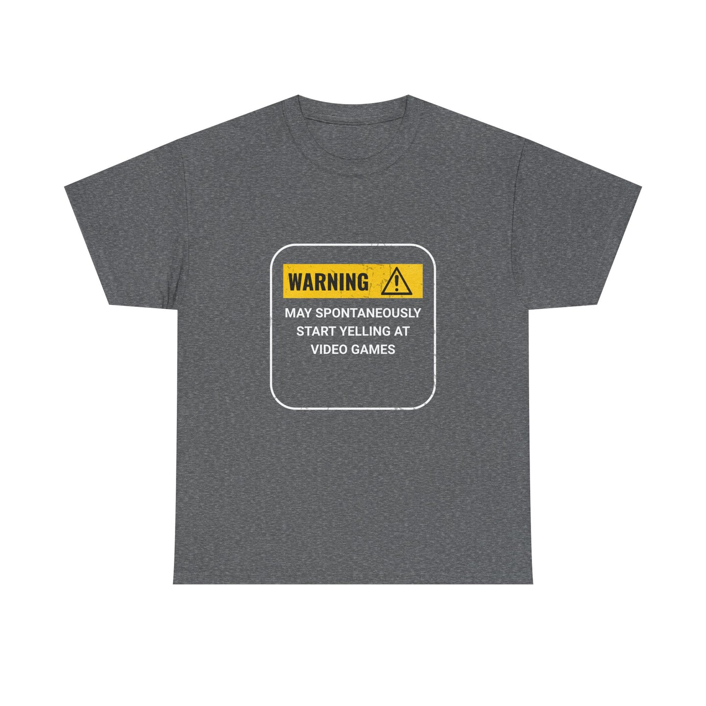 Funny Gamer Warning T‑Shirt – Dark