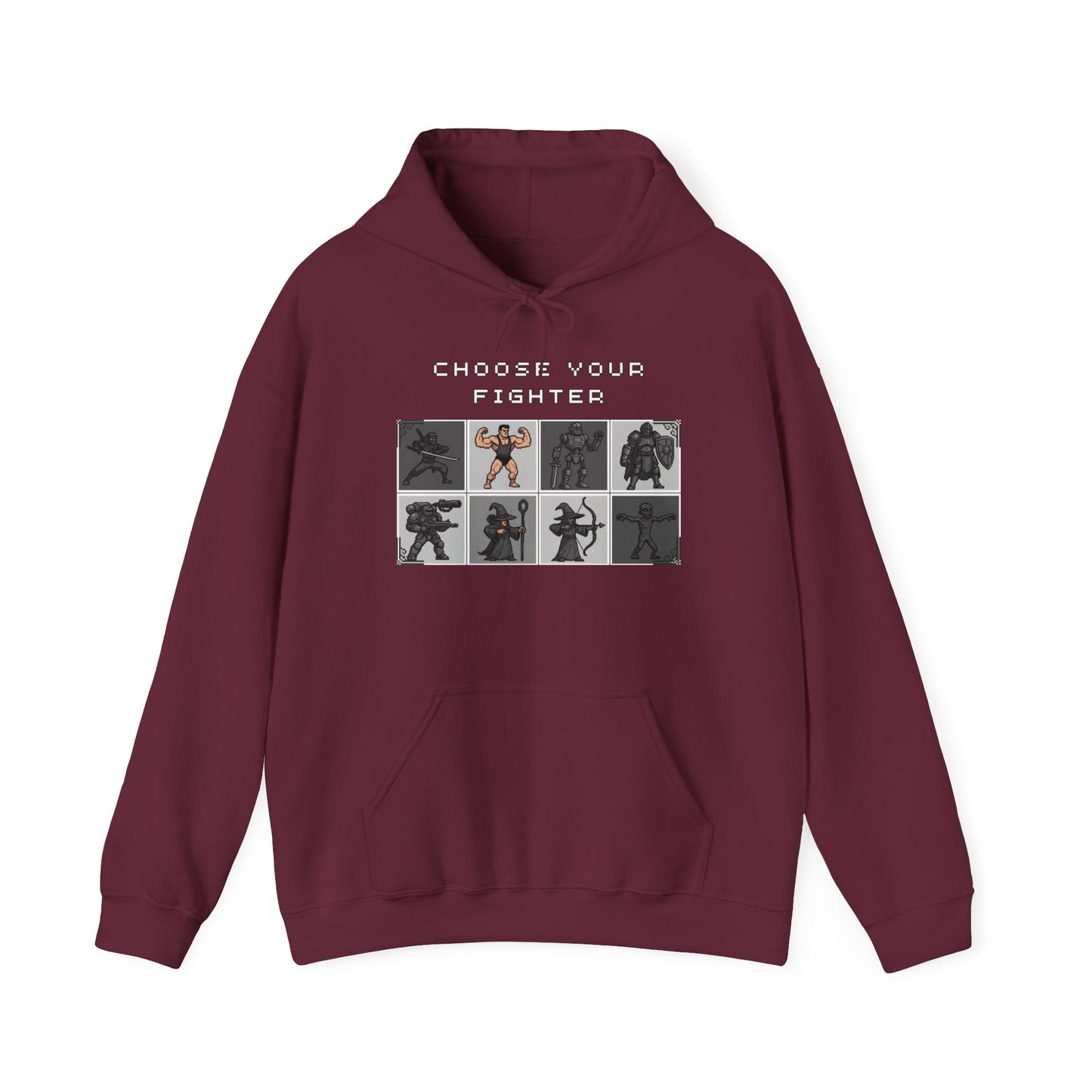 Choose Your Fighter Hoodie (Monochrome Edition)