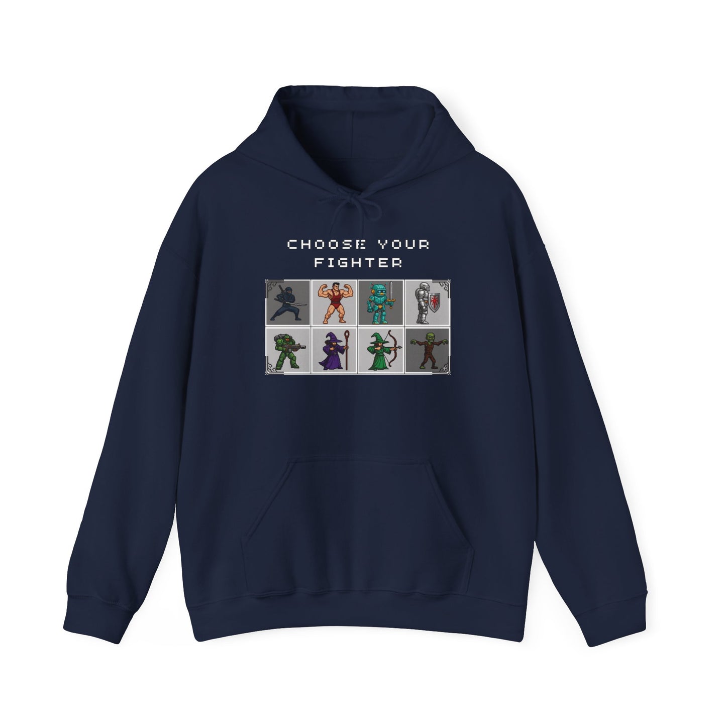 Choose Your Fighter Hoodie (16-Bit Colour Edition)