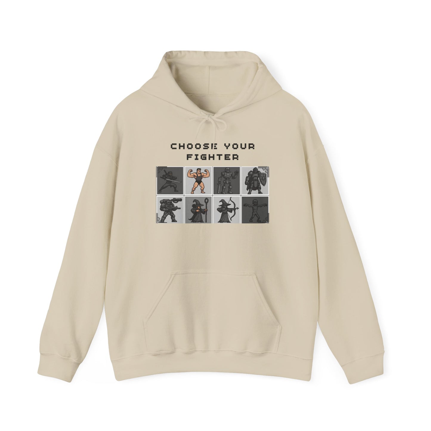 Choose Your Fighter Hoodie (Monochrome Edition)