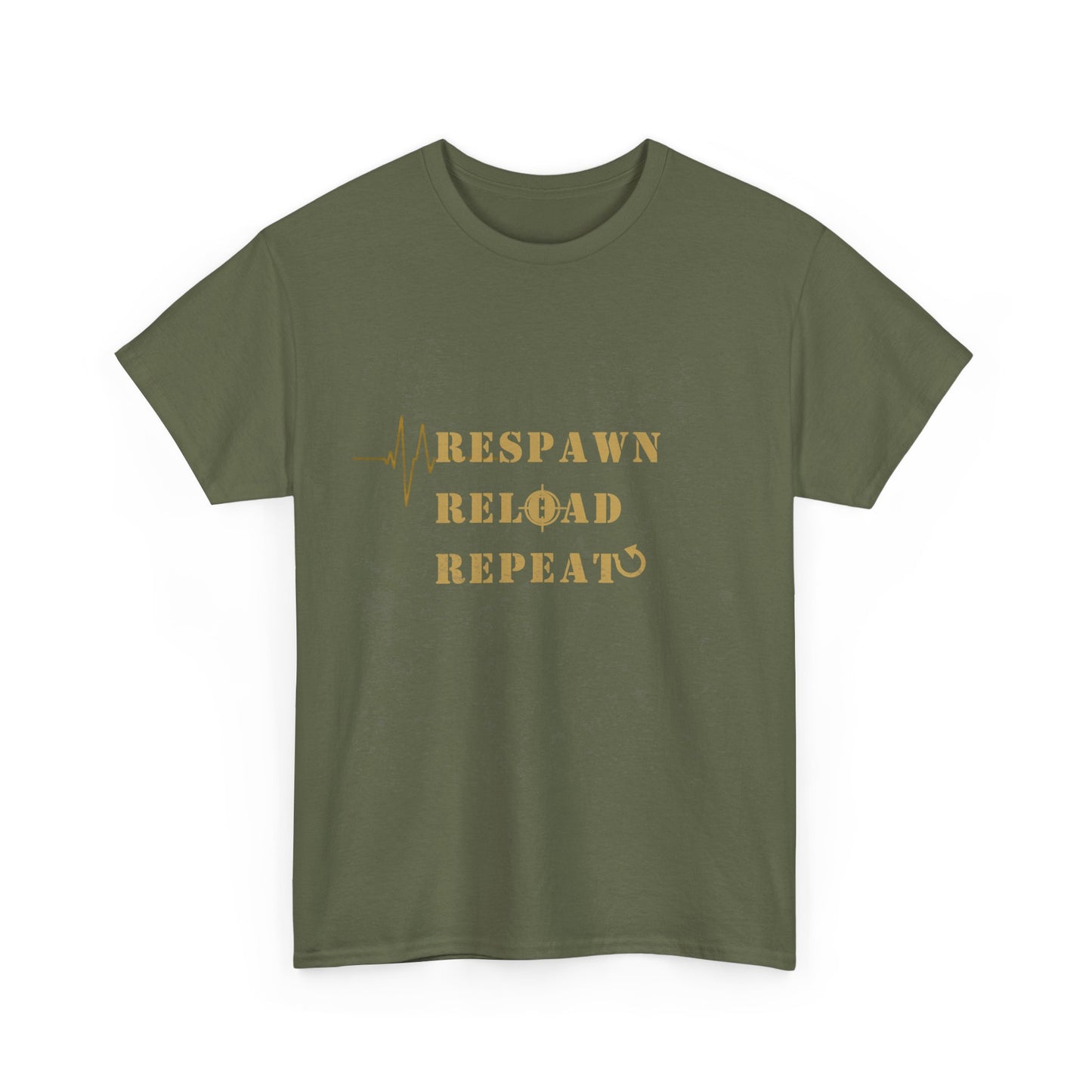 Respawn Reload Repeat T‑Shirt – Dark