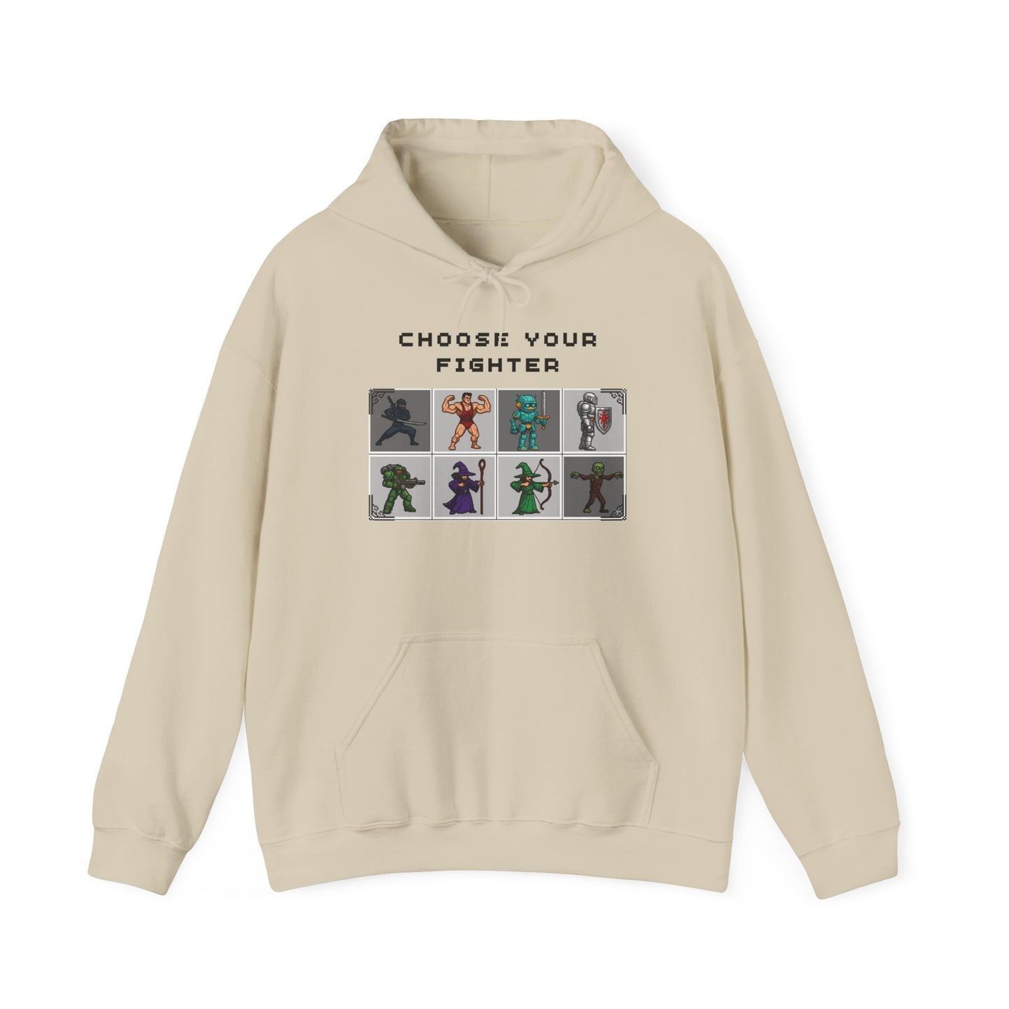 Choose Your Fighter Hoodie (16-Bit Colour Edition)