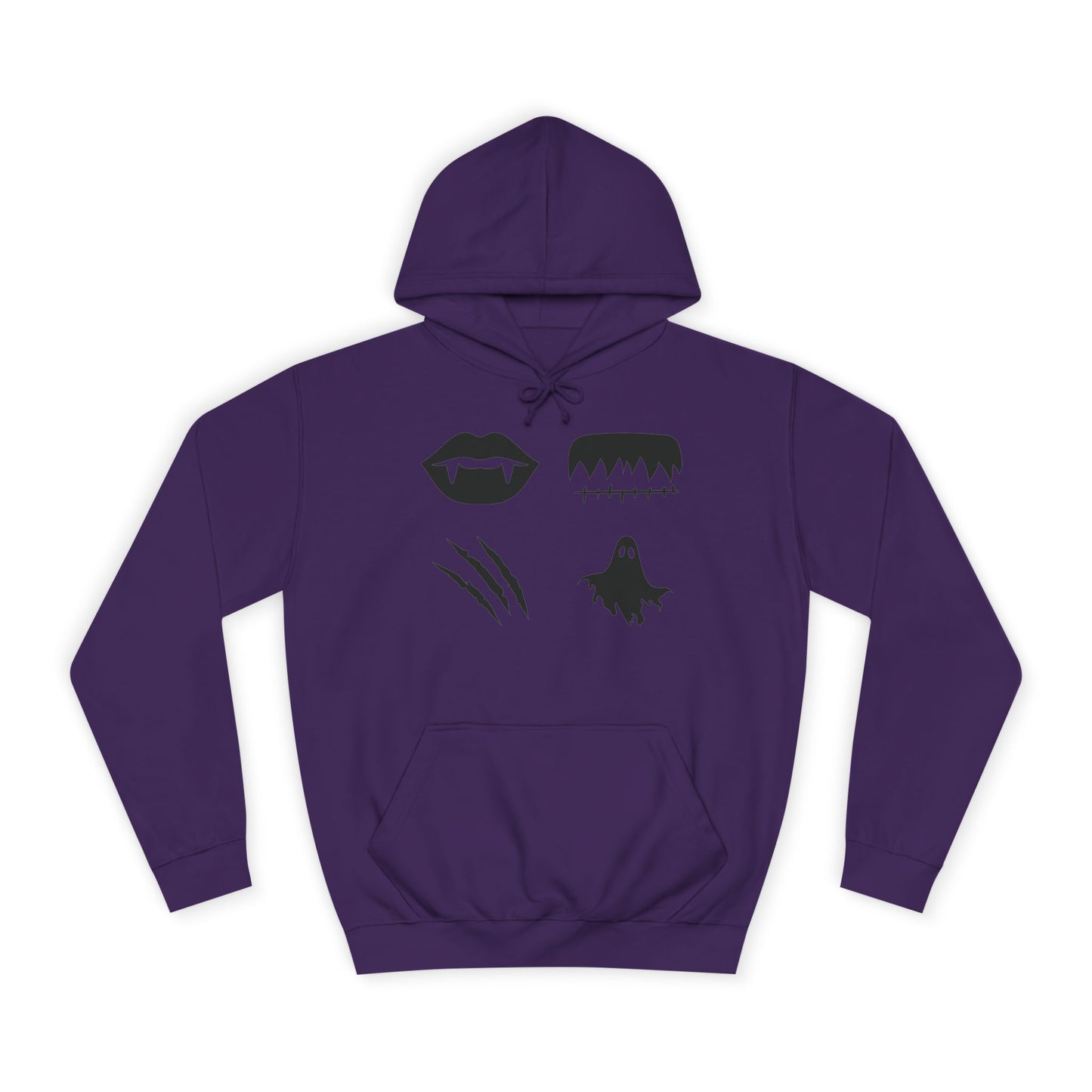Minimalist Horror Icons Hoodie