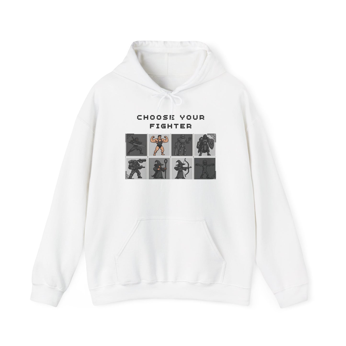 Choose Your Fighter Hoodie (Monochrome Edition)