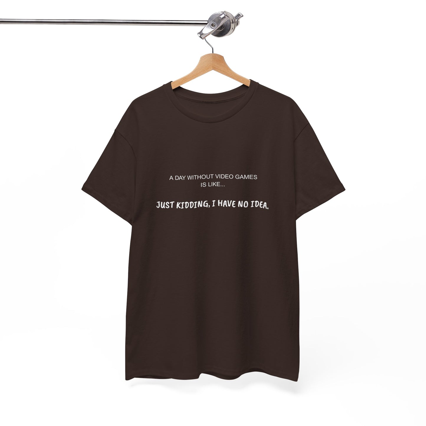 A Day Without Video Games T‑Shirt – Dark