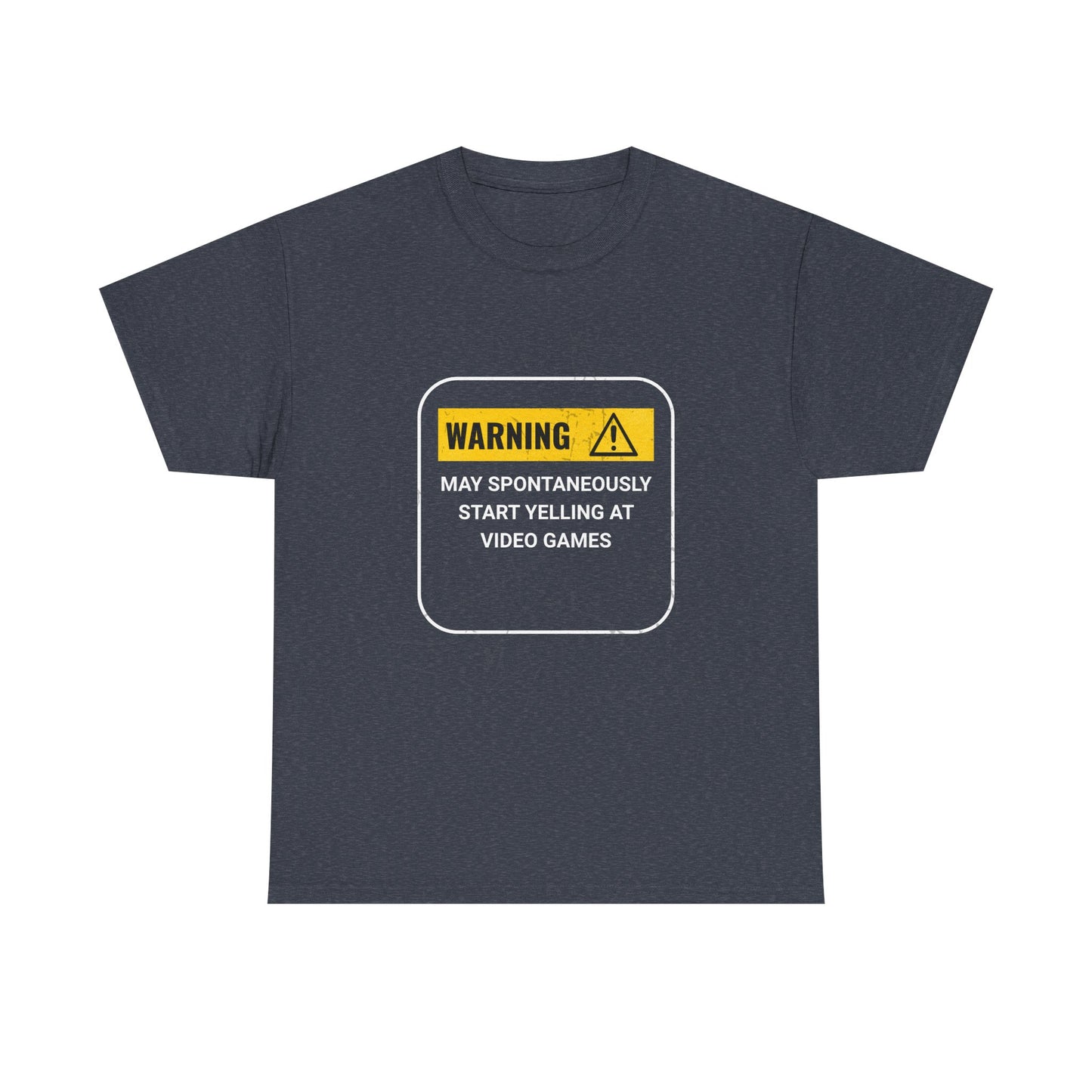 Funny Gamer Warning T‑Shirt – Dark