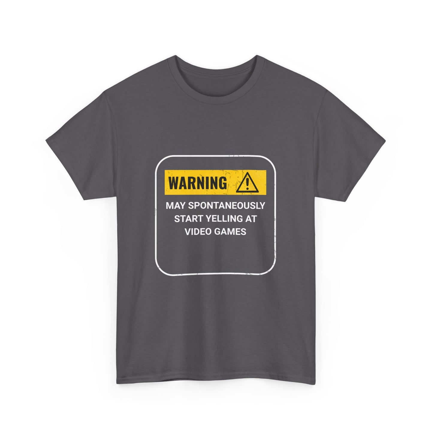 Funny Gamer Warning T‑Shirt – Dark