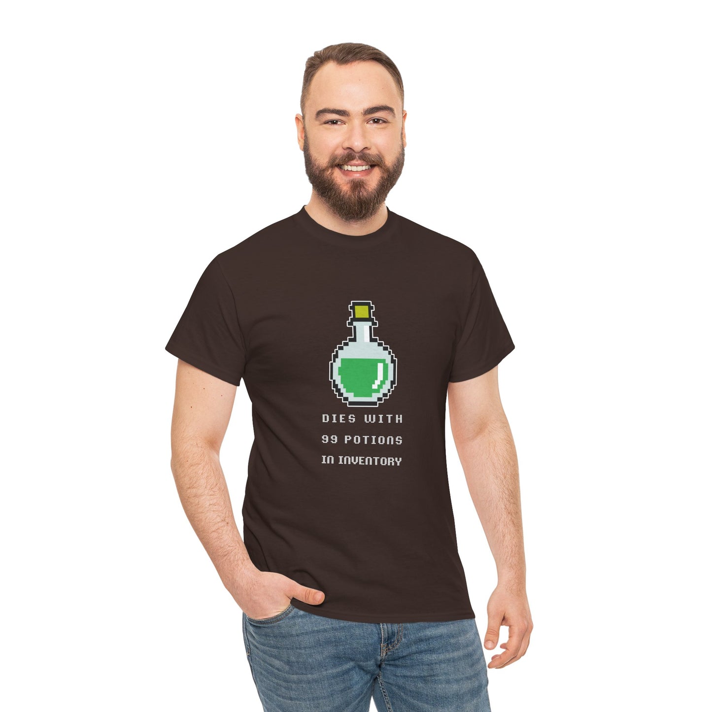 99 Potions Meme T-shirt - Dark