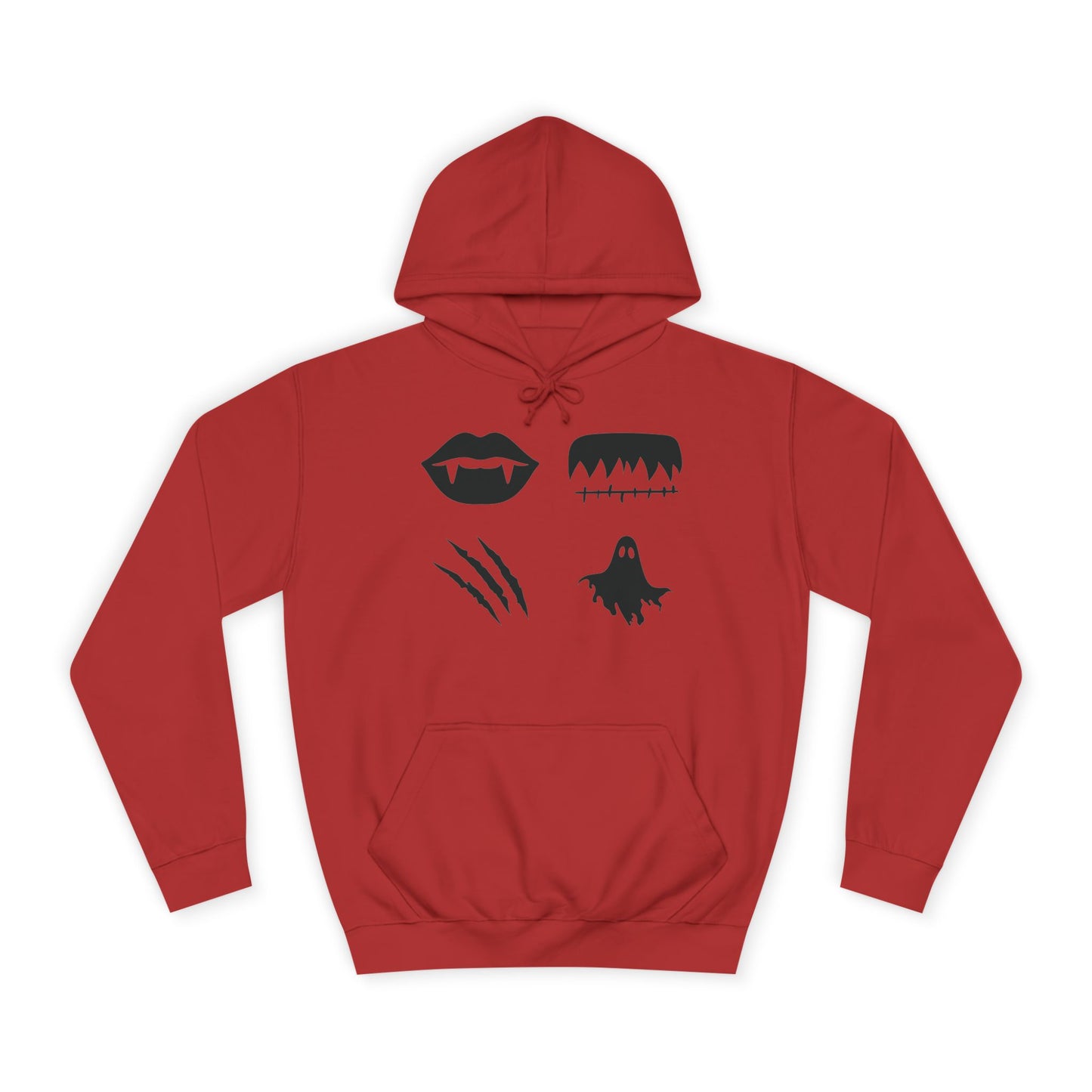 Minimalist Horror Icons Hoodie