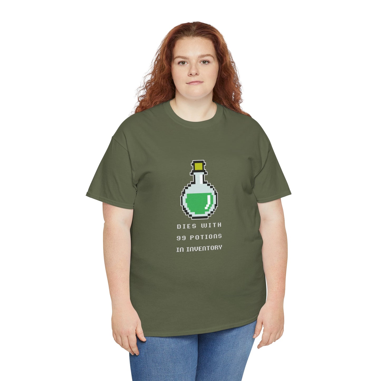99 Potions Meme T-shirt - Dark