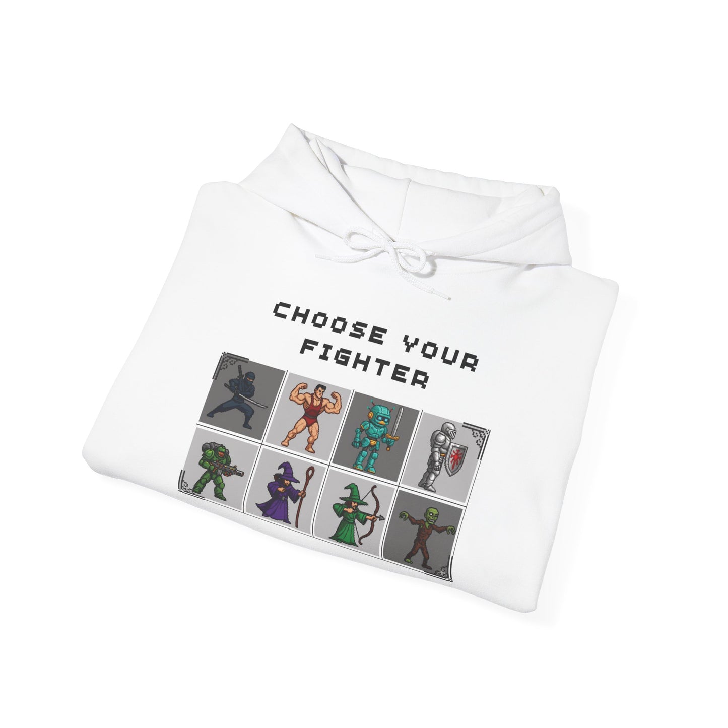 Choose Your Fighter Hoodie (16-Bit Colour Edition)