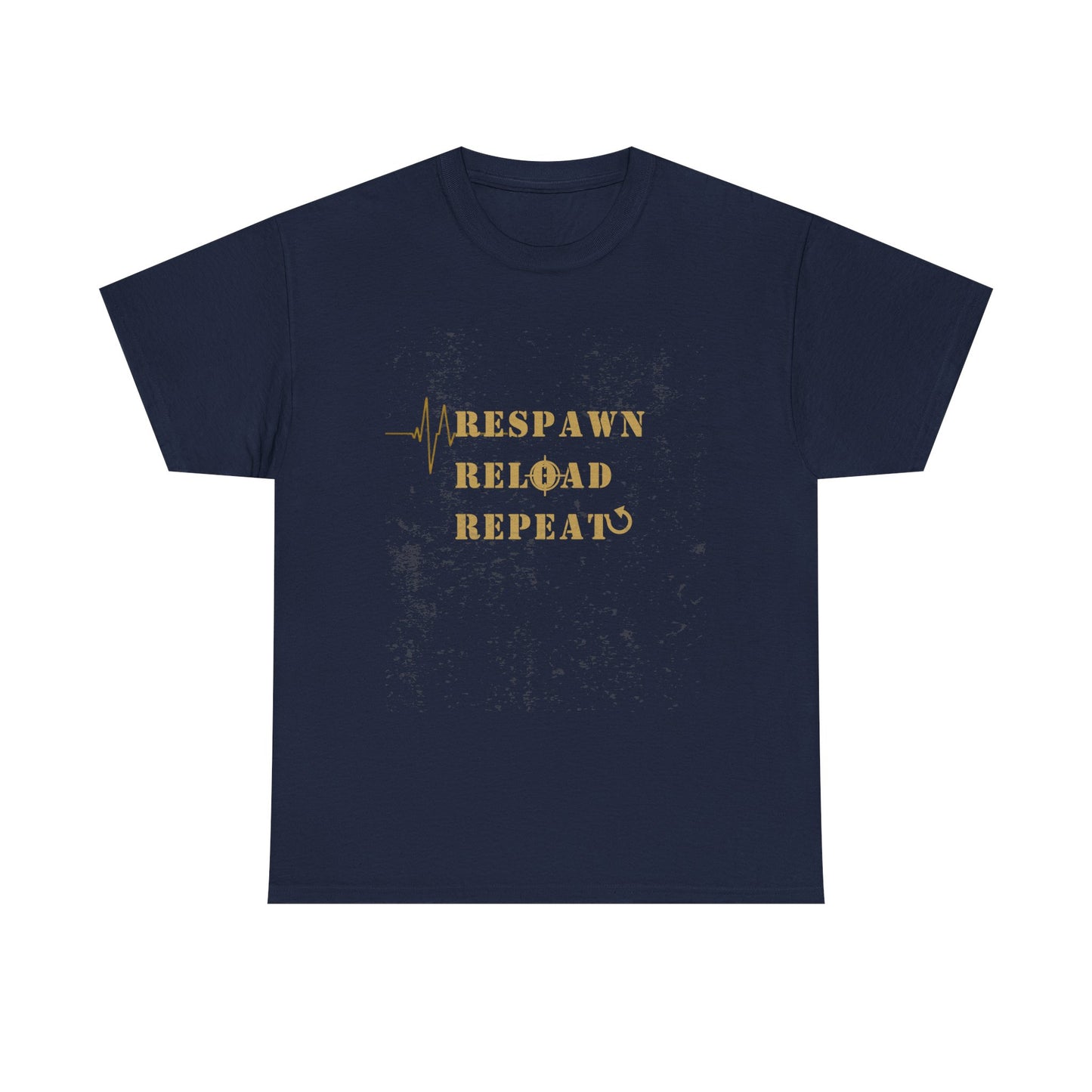 Respawn Reload Repeat T‑Shirt – Dark