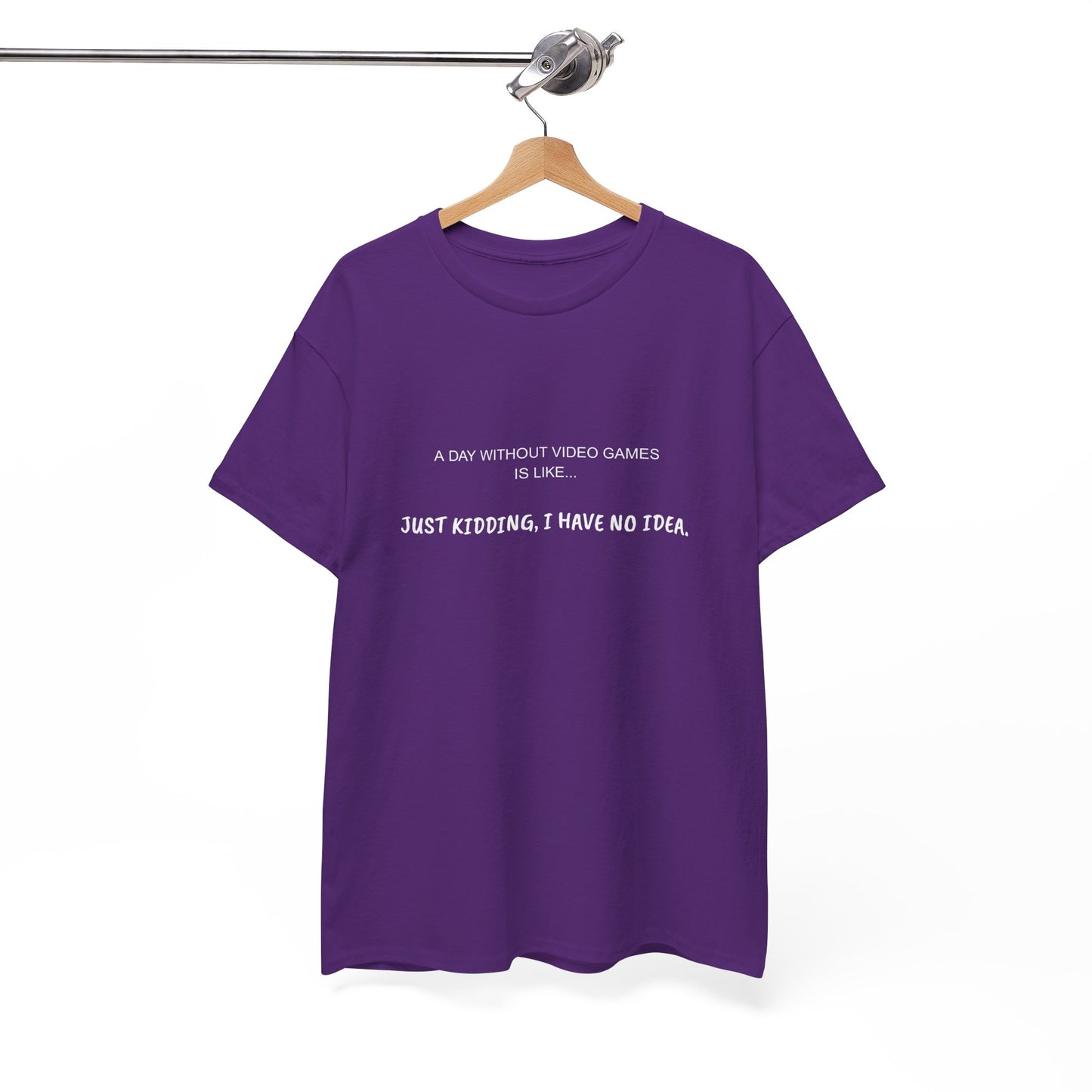 A Day Without Video Games T‑Shirt – Dark
