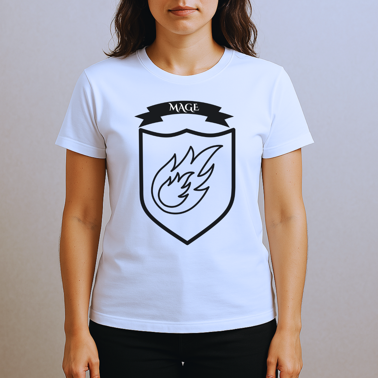 Mage Class Emblem T‑Shirt – Light