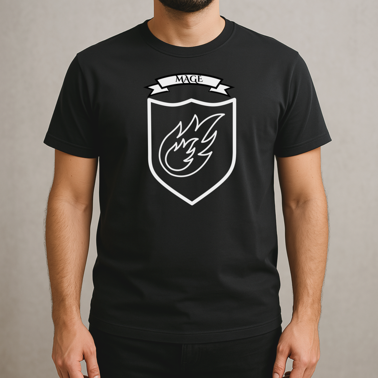 Mage Class Emblem T‑Shirt – Dark