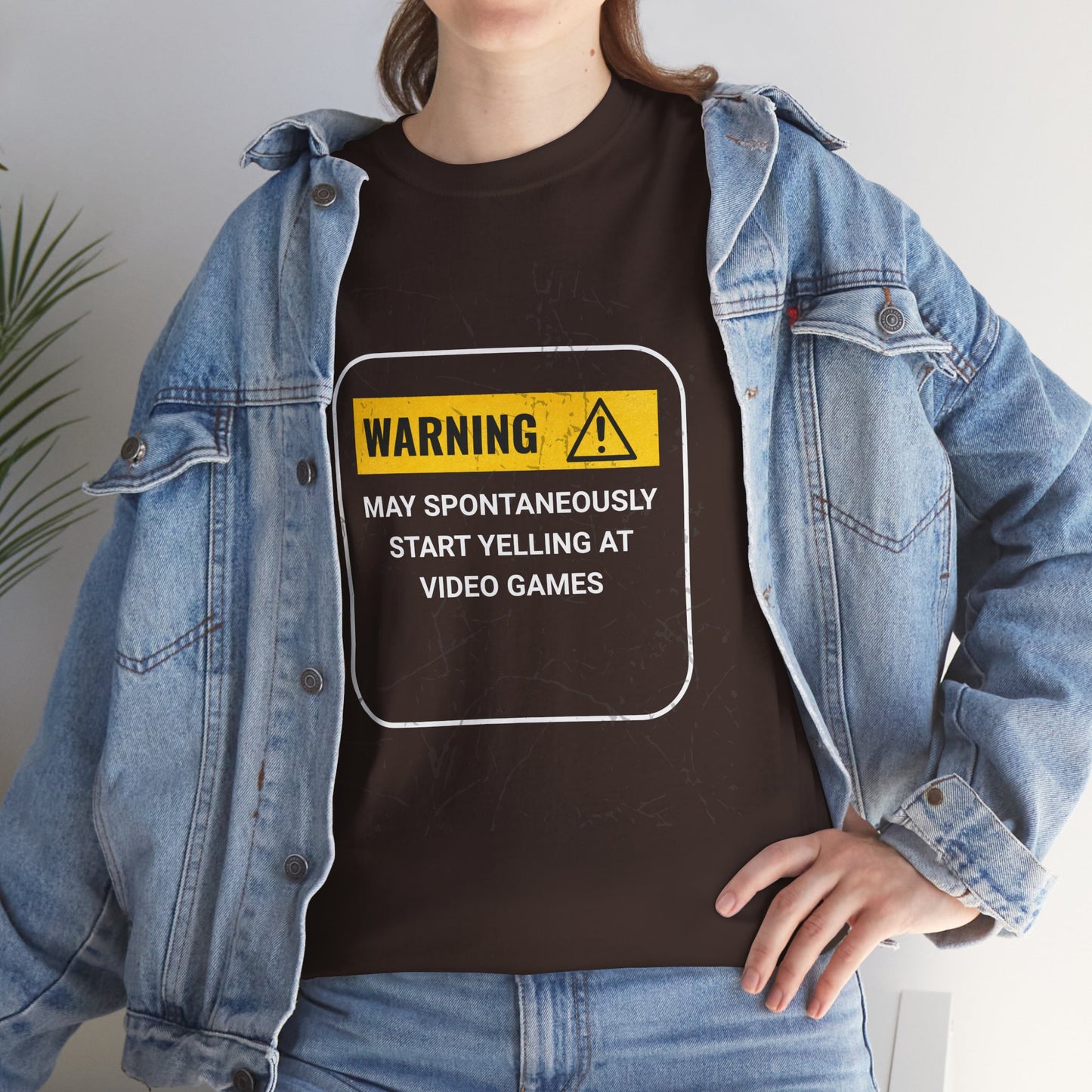 Funny Gamer Warning T‑Shirt – Dark