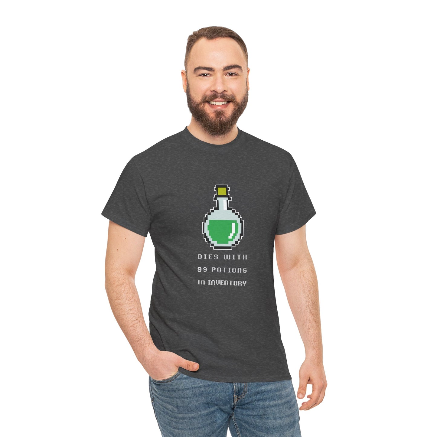 99 Potions Meme T-shirt - Dark