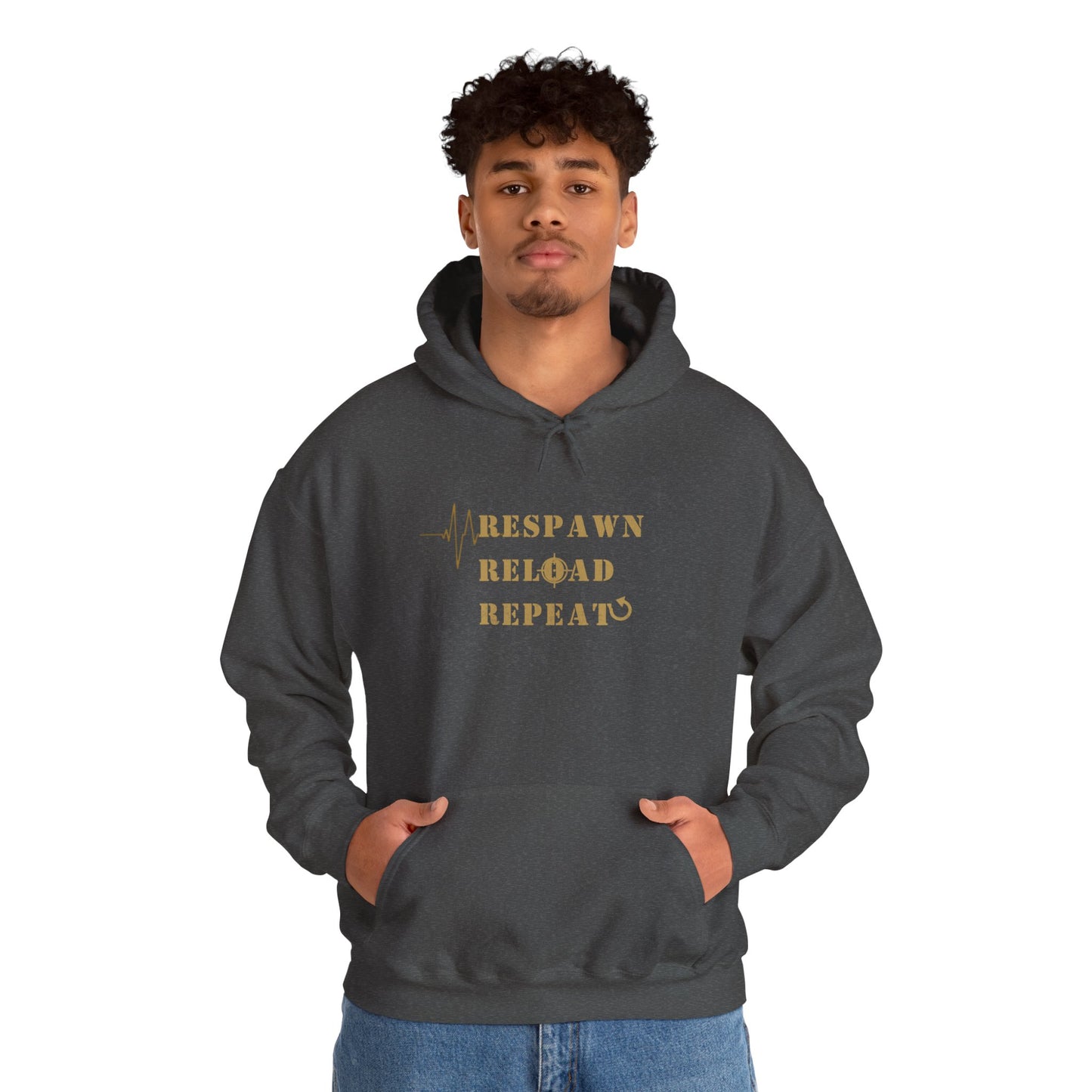 Respawn Reload Repeat Gaming Hoodie – Dark