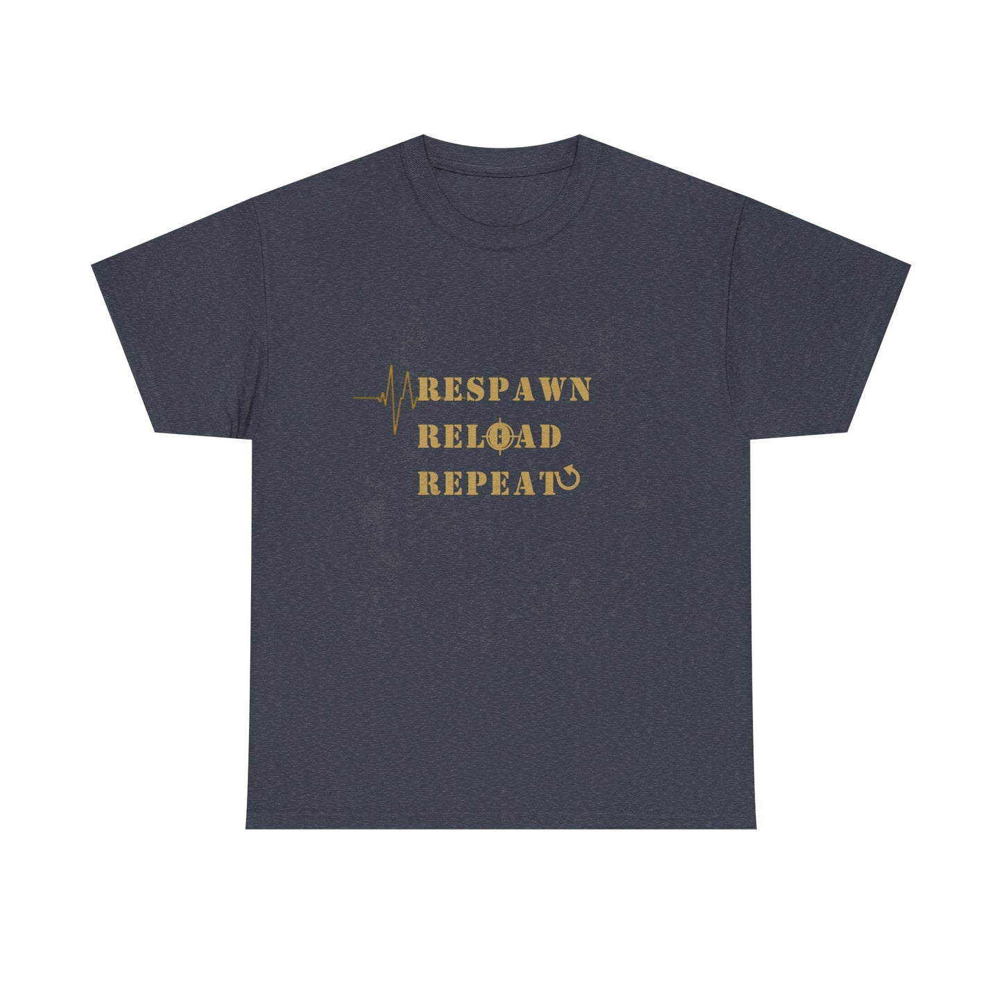 Respawn Reload Repeat T‑Shirt – Dark