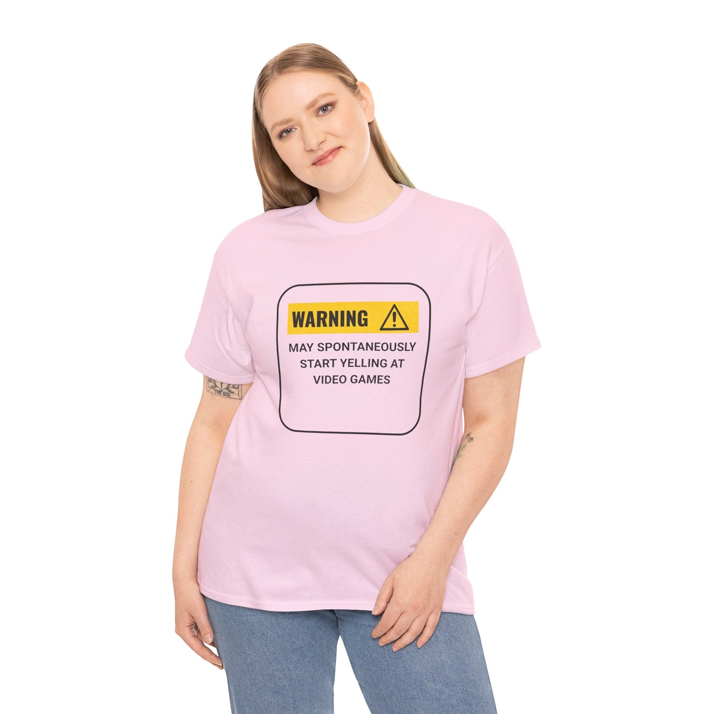 Funny Gamer Warning T‑Shirt – Light